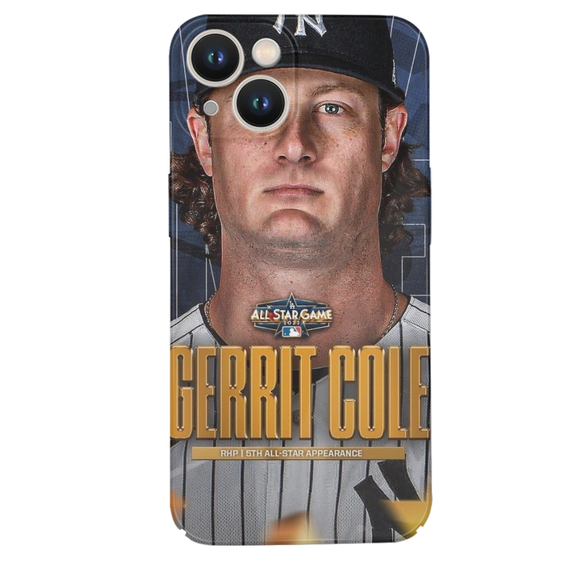 Gerrit Cole 5 IPhone 14 Series Full-Cover Hard Case – Shockproof With Raised Camera Protection – Precise Cutouts, Wireless Charging Compatible – Durable, Anti-Yellowing, Easy To Clean